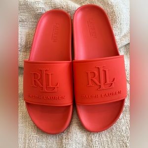 NWOB Lauren Ralph Lauren slip on sandals!